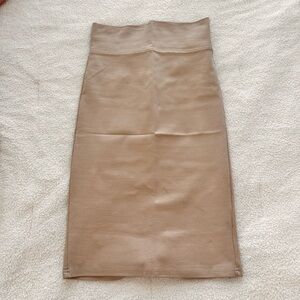 Khaki / Tan Pencil Skirt